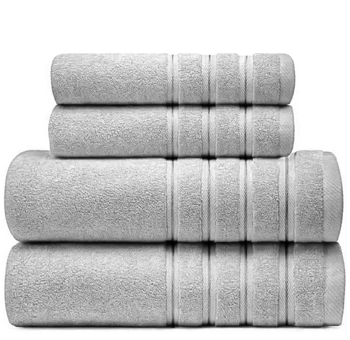 Zero twist cotton towels for superior softness